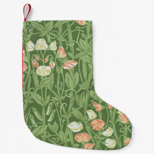 William Morris Lieve Erwt Patroon Vintage Botanisc Kleine Kerstsok