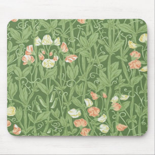 William Morris Lieve Erwt Patroon Vintage Botanisc Muismat