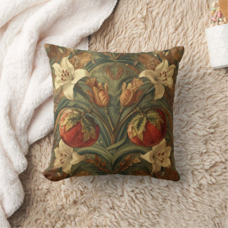 William Morris Lily and Pomegranate Floral pattern Kussen
