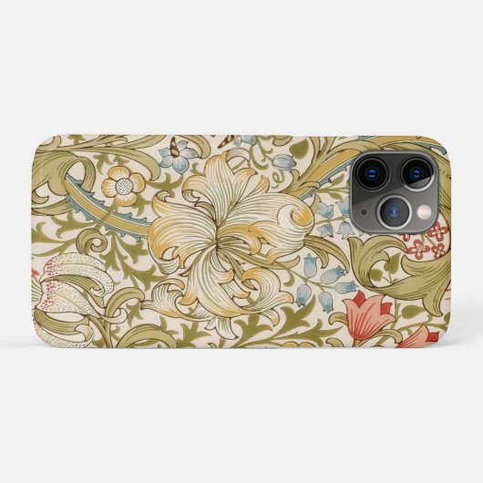 William Morris Lily Art Nouveau Case-Mate iPhone Case (Achterkant (horizontaal))