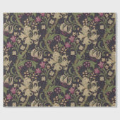 William Morris Lily Art Nouveau Floral Pattern Cadeaupapier (Vlak)