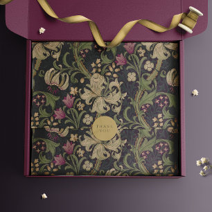 William Morris Lily Art Nouveau Floral Tissue Pape Tissuepapier