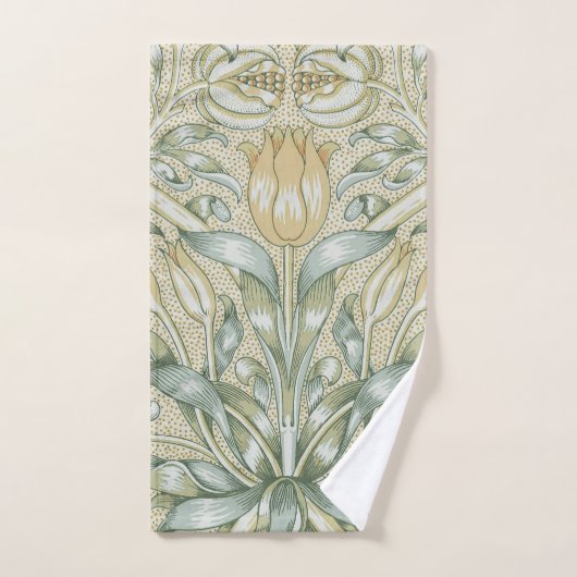 William Morris Lily en Granaatappel Bloem Classic Bad Handdoek (Handdoek)