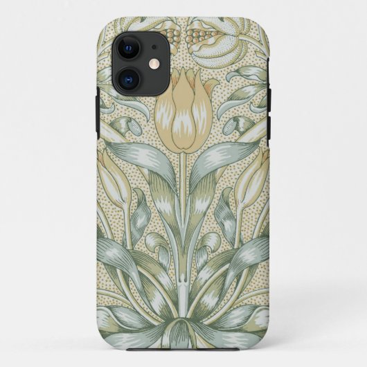 William Morris Lily en Granaatappel Bloem Classic Case-Mate iPhone Case (Achterkant)