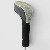 William Morris Lily en Granaatappel Bloem Classic Golfheadcover (Schuin)