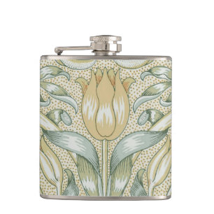 William Morris Lily en Granaatappel Bloem Classic Heupfles