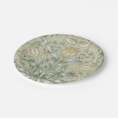William Morris Lily en Granaatappel Bloem Classic Papieren Bordje (Gekanteld)