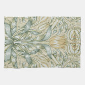 William Morris Lily en Granaatappel Bloem Classic Theedoek (Horizontaal)