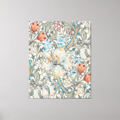 William Morris Lily  Pattern Canvas Print (Voorkant)