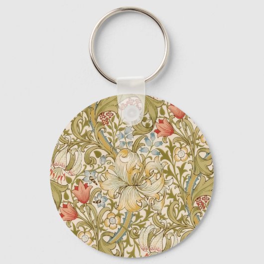 William Morris Lily Sleutelhanger (Voorkant)