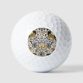 William Morris Lodden bloembloem Golfballen (Voorkant)