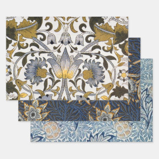 William Morris Lodden bloembloem Inpakpapier Vel
