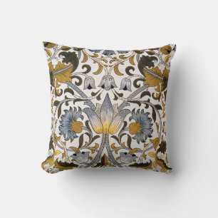 William Morris Lodden bloembloem Kussen