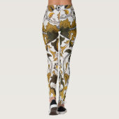 William Morris Lodden bloembloem Leggings (Achterkant)