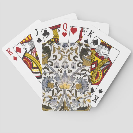 William Morris Lodden bloembloem Pokerkaarten (Achterkant)
