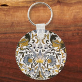 William Morris Lodden bloembloem Sleutelhanger (Voorkant)
