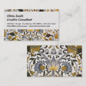 William Morris Lodden bloembloem Visitekaartje (Voorkant / Achterkant)