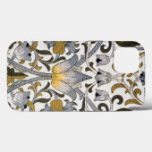 William Morris Lodden Bloempatroon: Blauwe Goud Case-Mate iPhone Case (Achterkant (horizontaal))