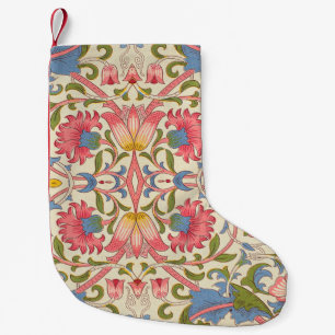 William Morris Lodden Bloempatroon Pastel Kleine Kerstsok