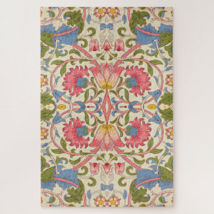 William Morris Lodden Bloempatroon Pastel Legpuzzel