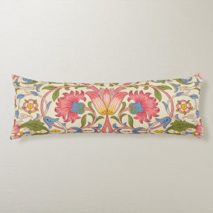 William Morris Lodden Bloempatroon Pastel Lichaamskussen