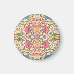 William Morris Lodden Bloempatroon Pastel Magneet