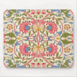 William Morris Lodden Bloempatroon Pastel Muismat