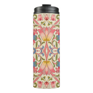 William Morris Lodden Bloempatroon Pastel Thermosbeker
