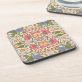 William Morris Lodden Spring Wallpaper Art Bier Onderzetter (Linkerzijde)