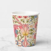 William Morris Lodden Spring Wallpaper Art Papieren Bekers (Links)