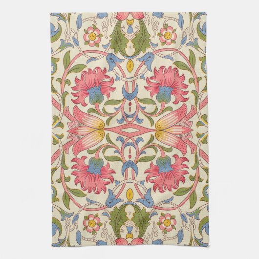 William Morris Lodden Spring Wallpaper Art Theedoek (Verticaal)