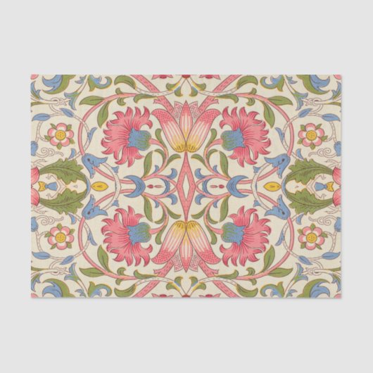 William Morris Lodden Spring Wallpaper Art Tissuepapier (Voorkant)