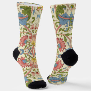 William Morris Loddon Bloem Patronen Sokken