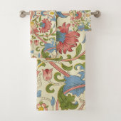 William Morris Loddon Blossom Floral Patterns Bad Handdoek (Insitu)