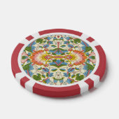 William Morris Loddon Blossom Floral Patterns Poker Chips (Enkel)