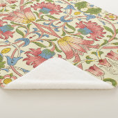 William Morris Loddon Blossom Floral Patterns Sherpa Deken (3/4)