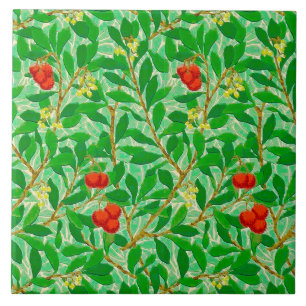 William Morris Lychee Tree Pattern, Light Green Tegeltje