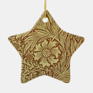 William Morris Marigold Antiek Bloemmotief Keramisch Ornament