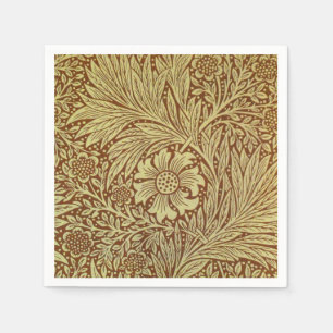 William Morris Marigold Antiek Bloemmotief Servetten