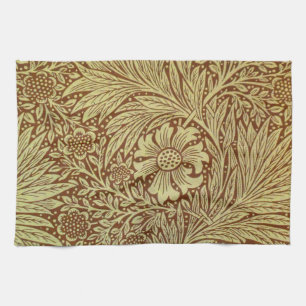 William Morris Marigold Antiek Bloemmotief Theedoek