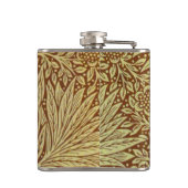 William Morris Marigold Antiek Bloempatroon Heupfles (Achterkant)