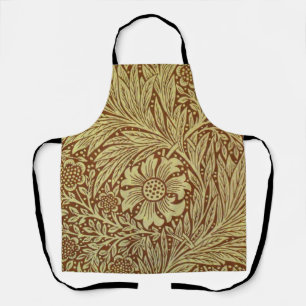 William Morris Marigold Antieke Bloem Patroon Schort