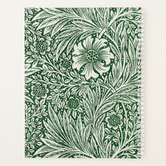 william morris marigold fleurs vertes (Dos)
