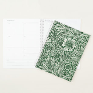 william morris marigold fleurs vertes