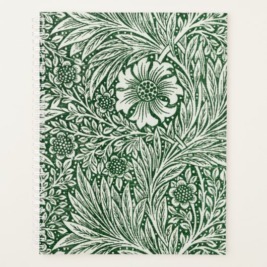 william morris marigold fleurs vertes (Devant)
