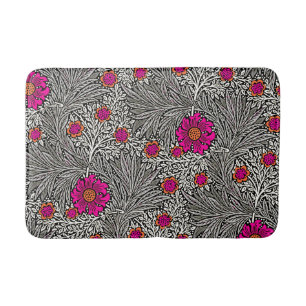 William Morris Marigold, Grijs / Grijs en Wit Badmat