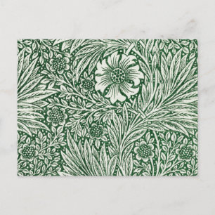 William Morris Marigold Groene Bloembloem Briefkaart