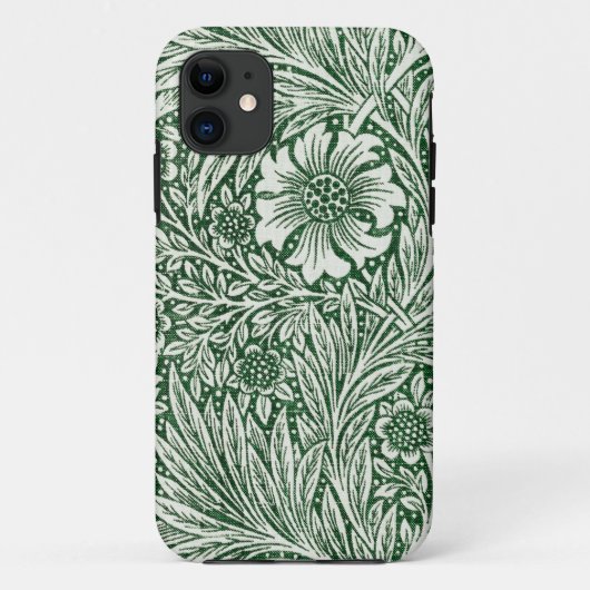 William Morris Marigold Groene Bloembloem Case-Mate iPhone Case (Achterkant)