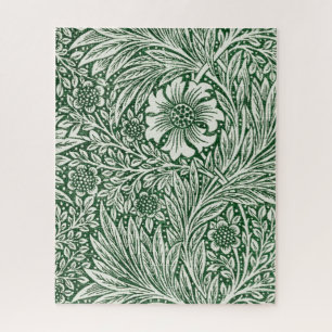 William Morris Marigold Groene Bloembloem Legpuzzel