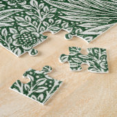 William Morris Marigold Groene Bloembloem Legpuzzel (Zijkant)